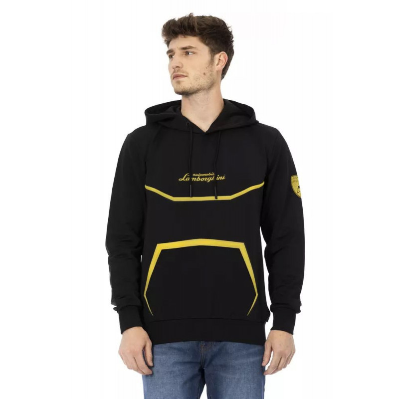 Maglione in poliestere nero - XL