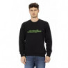 Maglione in cotone nero - L