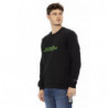 Maglione in cotone nero - L