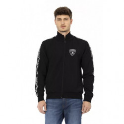 Maglione in poliestere nero...