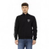 Maglione in poliestere nero - L
