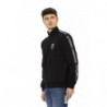 Maglione in poliestere nero - L