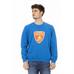 Maglione in cotone blu - XL
