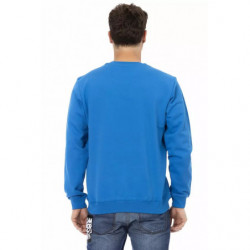 Maglione in cotone blu - XL