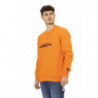 Maglione in cotone arancione - S