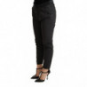 Pantaloni skinny in cotone skinny a vita media grigi - W26