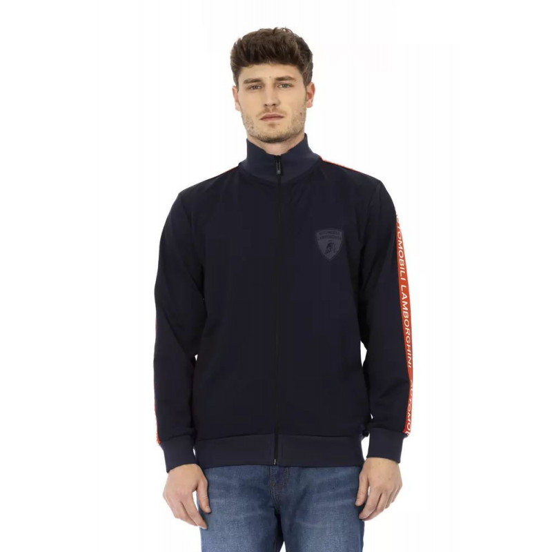 Maglione in poliestere blu - L