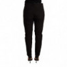 Pantaloni skinny neri a vita media con vestibilità BAGGY - W26