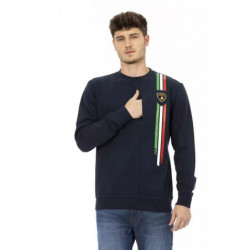 Maglione in cotone blu - L