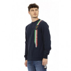 Maglione in cotone blu - L