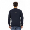 Maglione in cotone blu - L