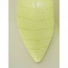 Stampa pelle coccodrillo stivale Stiletto 85 color lime - EU38/US8