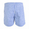 Pantaloncini da bagno a righe blu - 3XL