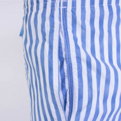 Pantaloncini da bagno a righe blu - 3XL