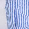 Pantaloncini da bagno a righe blu - 3XL