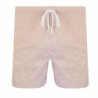 Pantaloncini da bagno a righe beige - 3XL