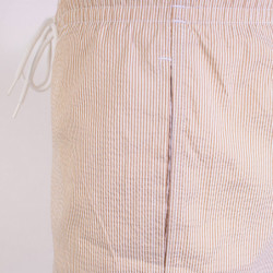 Pantaloncini da bagno a righe beige - XL
