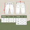 Pantaloncini da bagno a righe beige - XL