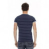 Maglietta in cotone blu - L