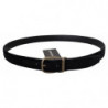 Fibbia in metallo antico in pelle di velluto nero - 95 CM / 38 INCHES