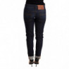 Pantaloni skinny in denim a vita bassa lavati blu - W26