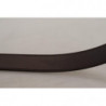 Cintura fibbia metallo quadrata argento pelle dorata - 90 CM / 36 I