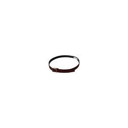 Uomo fibbia metallo antico pelle vitello marrone - 90 CM / 36 INCHES