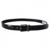 Cintura da uomo pelle nera fibbia metallo tono argento - 90 CM / 36