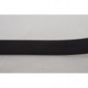 Cintura da uomo pelle marrone scuro fibbia metallo antico - 85 CM /