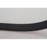 Fibbia metallo argentato pelle glitterata rossa - 90 CM / 36 INCHES