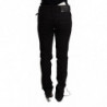 Pantaloni jeans skinny in denim nero a vita bassa - W26