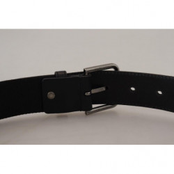 Cintura fibbia metallo argentato stampa verde - 90 CM / 36 INCHES