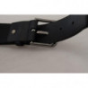Cintura fibbia metallo argentato stampa verde - 90 CM / 36 INCHES