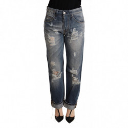 Pantaloni di jeans dritti a...