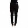 Pantaloni skinny in denim nero a vita bassa - W26