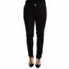 Jeans slim fit in denim stretch di cotone nero - IT40-S