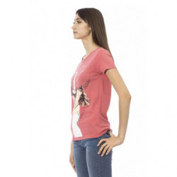 Top e maglietta in cotone rosa - XL