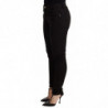 Jeans slim fit in denim stretch di cotone nero - IT40-S