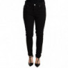 Jeans slim fit in denim stretch di cotone nero - IT40-S