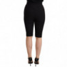 Pantaloncini vita alta slim fit lana nera elasticizzata - IT36 - XS