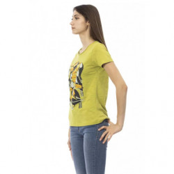 Top e maglietta in cotone verde - L