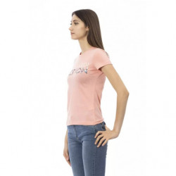 Top e maglietta in cotone rosa - M
