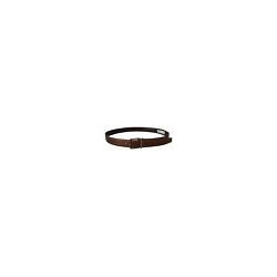 Uomo fibbia metallo tono argento pelle color bronzo - 90 CM / 36 IN