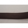 Uomo fibbia metallo tono argento pelle color bronzo - 90 CM / 36 IN