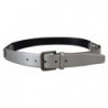 Cintura fibbia metallo logo DG pelle argento metallizzato - 90 CM /
