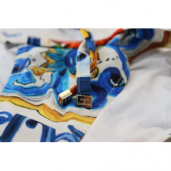 Bikini da bagno con fondo con laccetti laterali multicolori - IT5 - XL