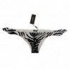 Costume da bagno bianco con fondo zebrato con lacci laterali - IT4 - L