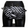 Costume da bagno bianco con fondo zebrato con lacci laterali - IT4 - L