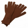 Guanti da uomo con guanti in maglia di cashmere marrone - 9-M