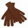 Guanti da uomo con guanti in maglia di cashmere marrone - 9-M